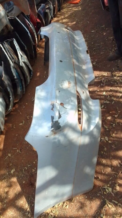 2005 Bmw E60 Rear Bumper - Used Rear bumper for BMW E60 shown from the back, used condition with mounting points visible.Rear bumper for BMW E