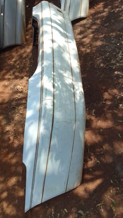 2004 Mercedes W203 Rear Bumper - Used Rear view of a used Mercedes rear bumper for W203 model, showing mounting points and paint surface.Rear view o