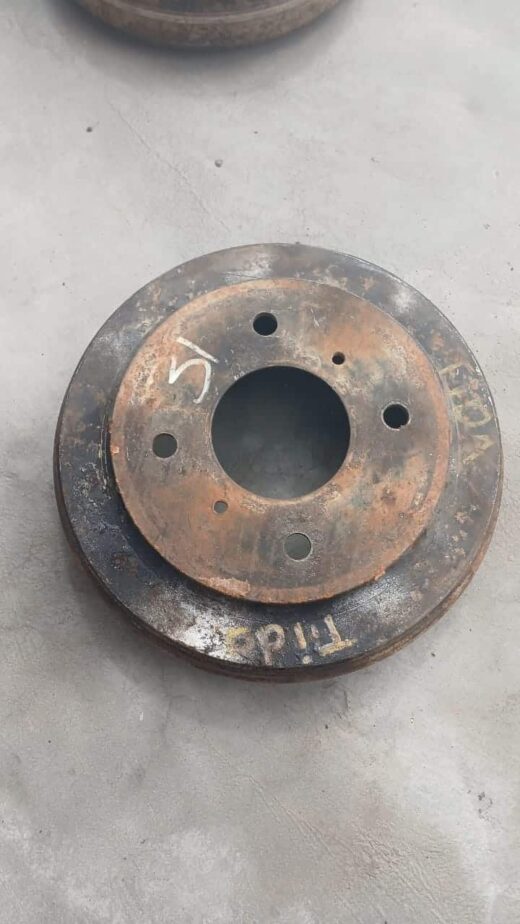 Nissan Tiida Rear Brake Drum – front view