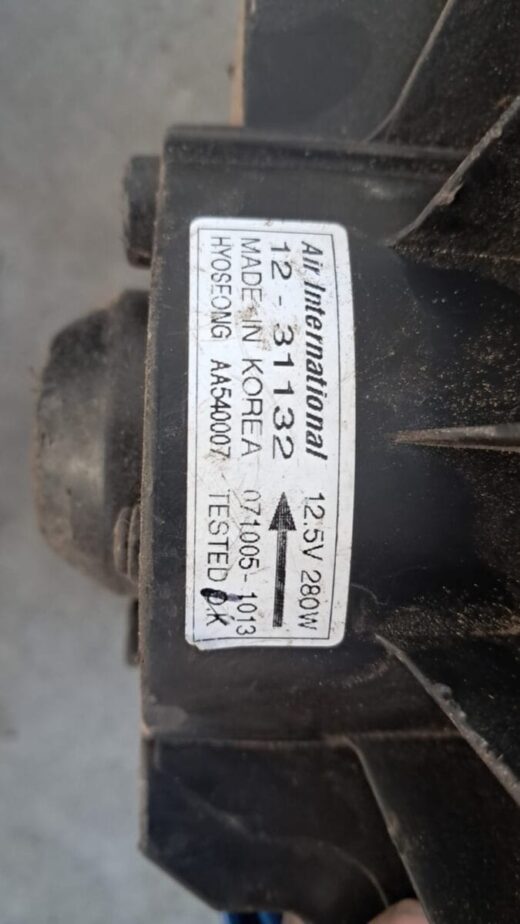 2010 Hyundai Azera 3.3 V6 Blower Fan – front view