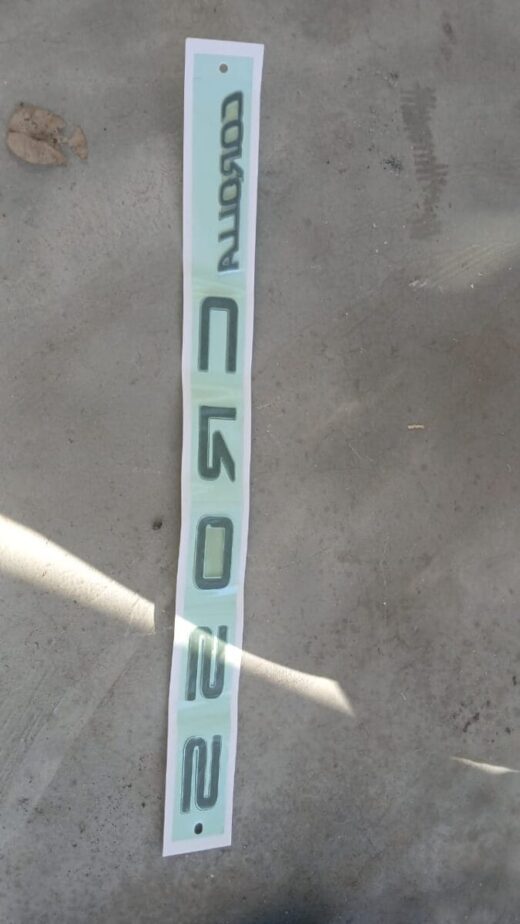 Toyota Corolla Cross Emblem – New Design for Enhanced Style – front view