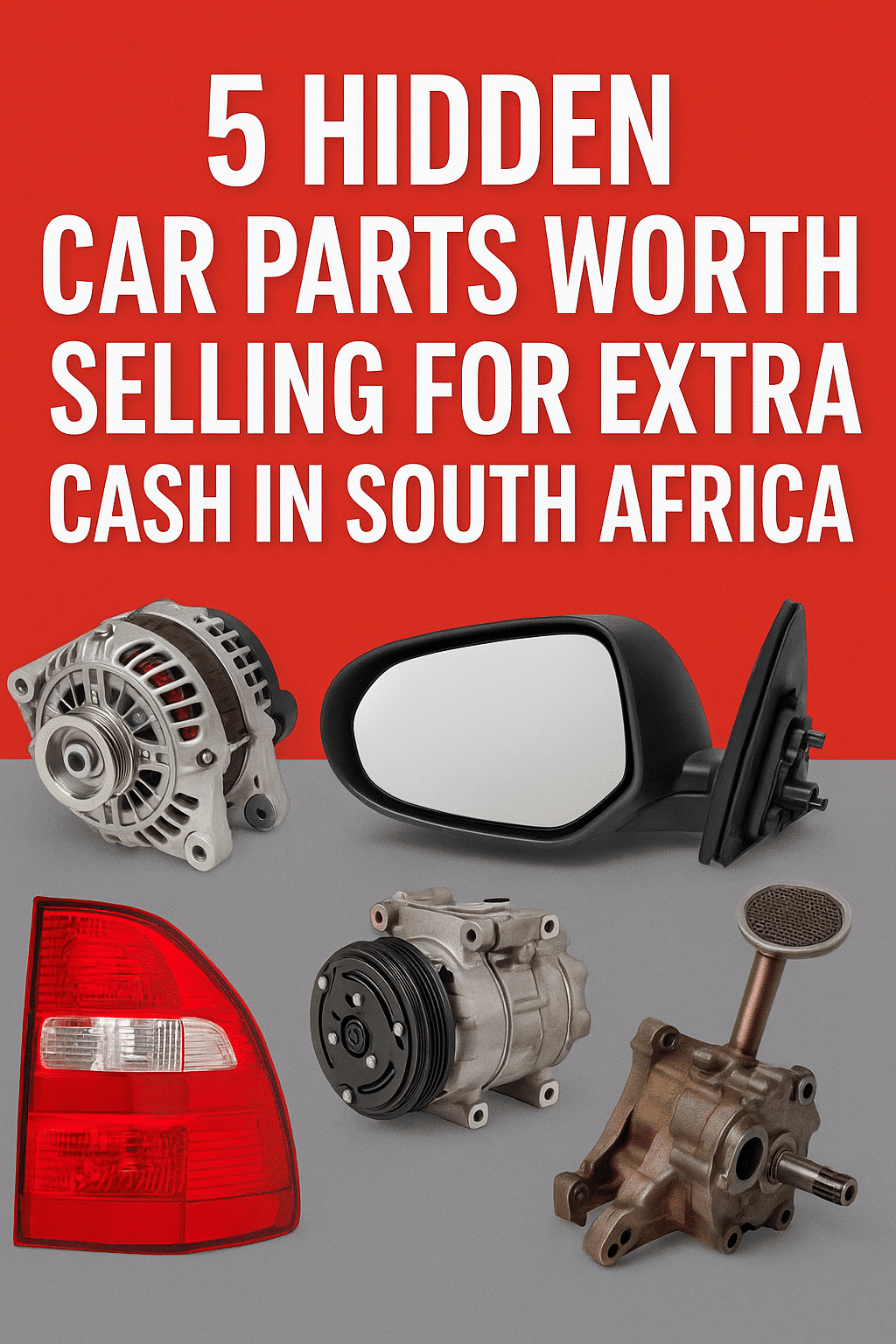 Sell car parts SA, Used car parts, Vehicle scrap value, Hidden value in cars