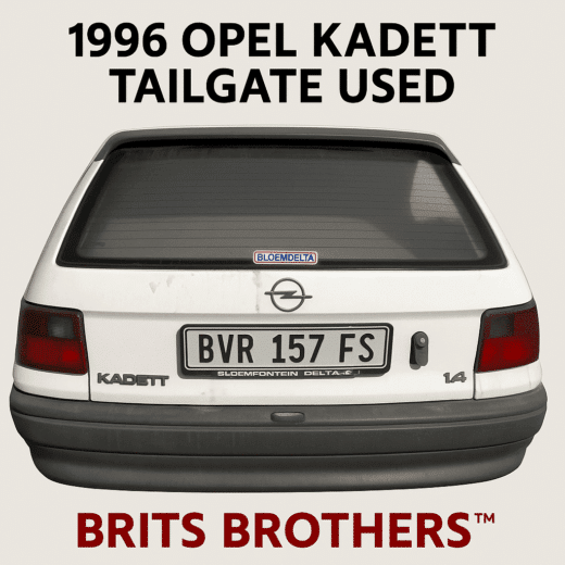 1996 Opel Kadett Tailgate Used | Brits Brothers™ Rear Body Panel Spares – front view