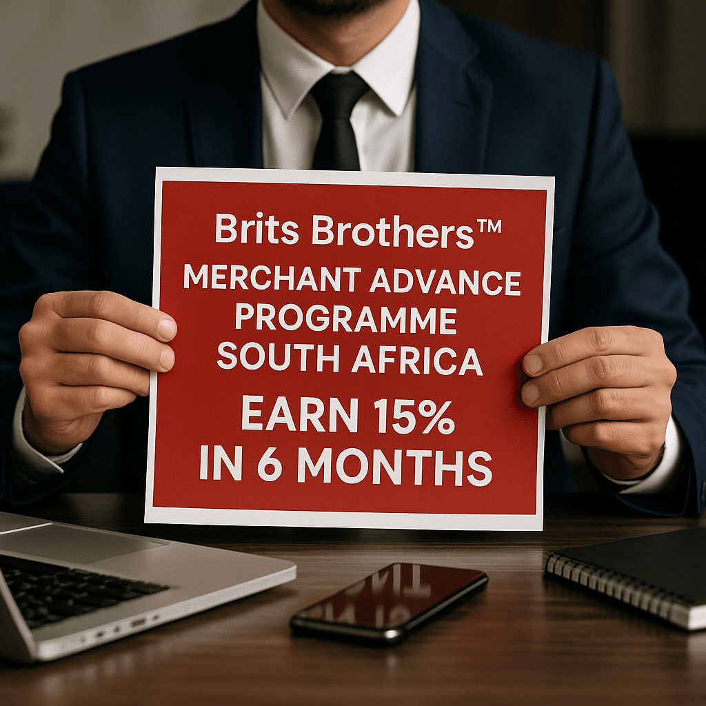 Brits Brothers Merchant Advance Programme South Africa stock advance with daily repayments