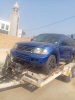 2002 Mitsubishi Pajero 4M41 Auto Stripping For Spares | Brits Brothers™ ™ Affordable Used Parts South Africa – front vie