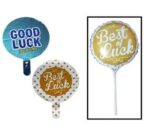 Balloon air fill w/stick good luck – main product image