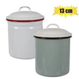Cannister enamel 13cm – main product image