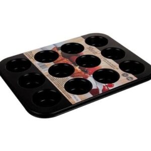 Bakeware non stick mini cup pan 12 hole – main product image