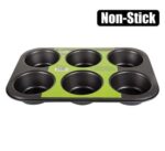 Bakeware non stick muffin pan 6 hole – main product image