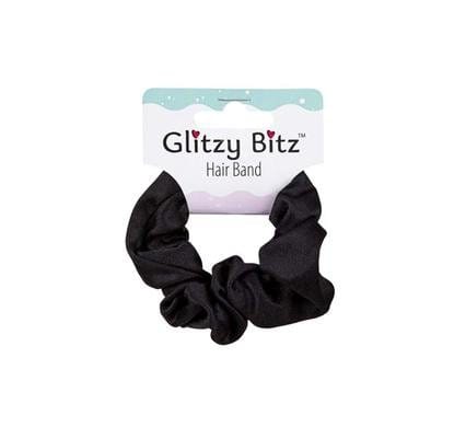 033-001210.Jpg Hair band scrunchie black/navy – main product image