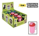 Ashtray mini bin 8cm w/sanp hook asstd – main product image