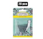 Haberdashery safety pins 20pc asstd – main product image
