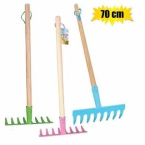 Garden kids rake metal 70cm asstd – main product image