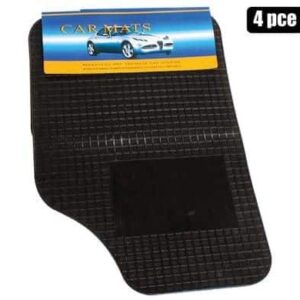 Car mat set rubber 4pce back+front – main product image