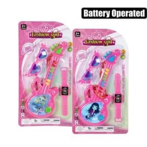 Musical guitar b/on sunglass & watch set – main product image