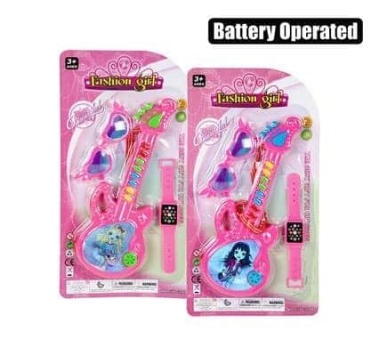 065-000016.Jpg Musical guitar b/on sunglass & watch set – main product image