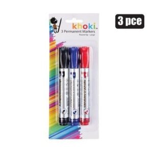 Marker permanent round tip pack of 3 – main product image