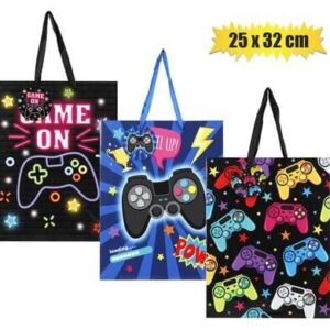 Gift bag designer lrg 25x32cm gaming – main product image