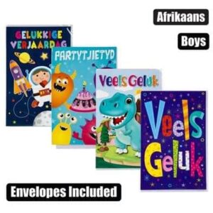 Card & envelope birthday – boy afr – main product image