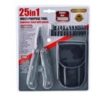 P/tool 25 in 1 s/s bits w/pouch – main product image