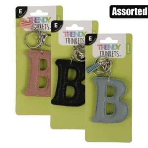 Keychain alpha faux leather b – main product image