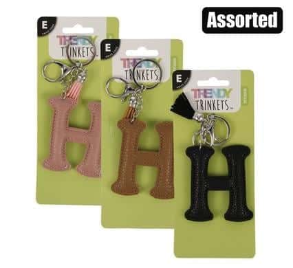 089-002007.Jpg Keychain alpha faux leather h – main product image
