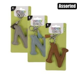 Keychain alpha faux leather n – main product image