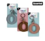 Keychain alpha faux leather o – main product image