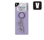 Keychain alpha metal v – main product image