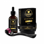 AfroBeard Ultimate Beard Growth & Care Bundle: Classic Oil, Balm & Deluxe Roller – main product image