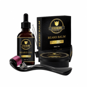AfroBeard Ultimate Beard Growth & Care Bundle: Classic Oil, Balm & Deluxe Roller – main product image