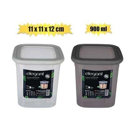 105-000154.Jpg Cannister elegant 900ml 11x11x12cm – main product image