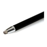 Port Designs Metallic Tip Stylus with 40cm Cable – Black – front view