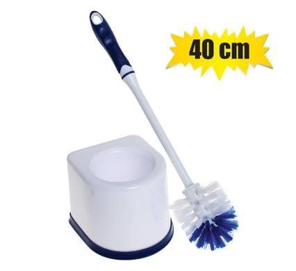159-003625.Jpg Toilet brush w/stand pl 40cm – main product image