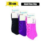 Socks adult non slip plain 26cm โ main product image