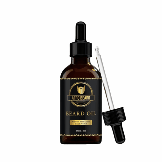 AfroBeard: Classic Beard Growth and Moisturizing Oil – front view