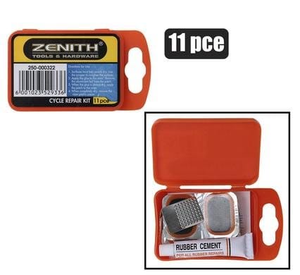 250-000322.Jpg Cycle repair kit 11pce pl box zenith – main product image