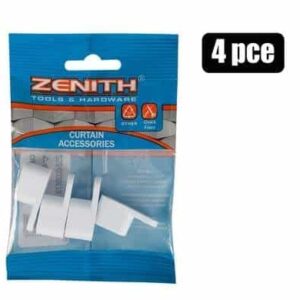 Curtain end caps 4pce “c” rail zenith – main product image