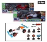 Vehicle tools diy speed racer car 10pc – main product image