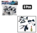 Vehicle tools diy assembly 3pc police – main product image