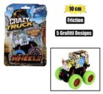 Vehicle jeep monster buggy graffiti 10cm – main product image