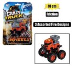 Vehicle jeep monster fire friction 10cm – main product image