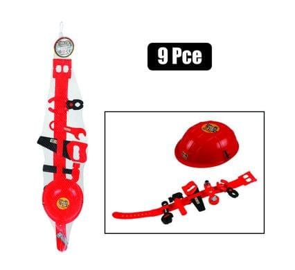 266-000749.Jpg Boys playset tool kit fire rescue 9pc – main product image