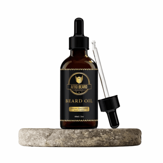 AfroBeard: Classic Beard Growth and Moisturizing Oil – side angle