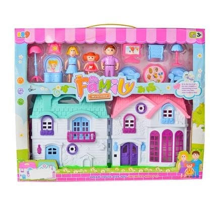 365-000081.Jpg Play set doll house w/accessories – main product image