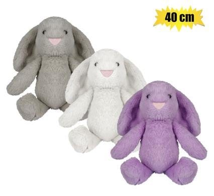 368-000148.Jpg Plush bunny flappy ears & pink nose 40cm – main product image