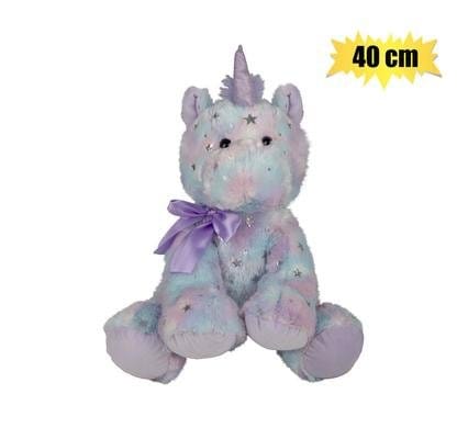 368-000537.Jpg Plush unicorn pastel purple 40cm – main product image
