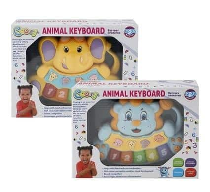 369-000015.Jpg Baby toy edu animal keyboard b/o 18cm – main product image