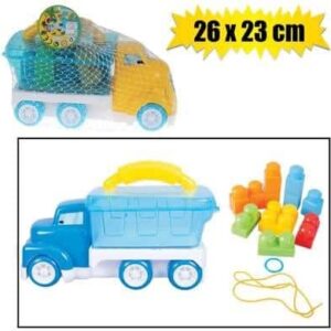 Building blocks storage w/truck – main product image