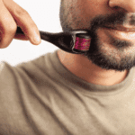 AfroBeard Beard Growth Bundle: Classic Beard Oil & Deluxe Beard Roller – installed view